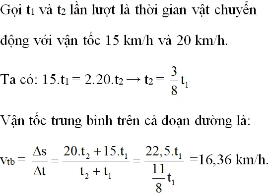 Bài Toán Vận Tốc Xe Đạp: Tính Vận Tốc Trung Bình Khi Đi Nửa Quãng Đường Đầu Với Vận Tốc Cho Trước