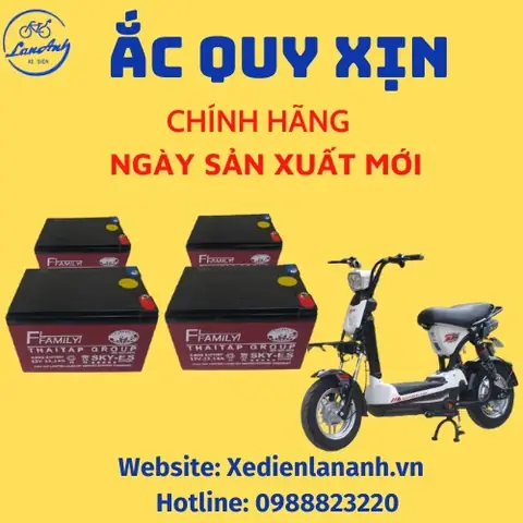 Bình Xe Đạp Điện Bao Nhiêu Tiền? Giá Thay Ắc Quy Mới Nhất 2026