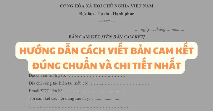 Hướng Dẫn Chi Tiết Cách Viết Bản Cam Kết Đi Xe Đạp Điện An Toàn