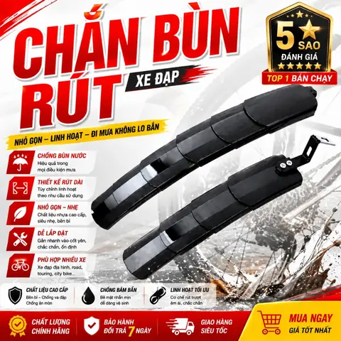 Chắn Bùn Rút Xe Đạp: Lựa Chọn Thông Minh Cho Mọi Hành Trình