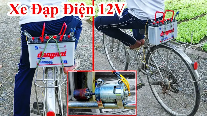 Hướng Dẫn Chi Tiết Cách Chế Xe Đạp Điện Từ Motor 775 Đơn Giản Tại Nhà