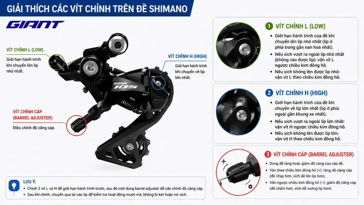 Hướng Dẫn Chỉnh Bộ Đề Xe Đạp Chuẩn Kỹ Thuật: Sang Số Mượt Mà, Vận Hành Êm Ái