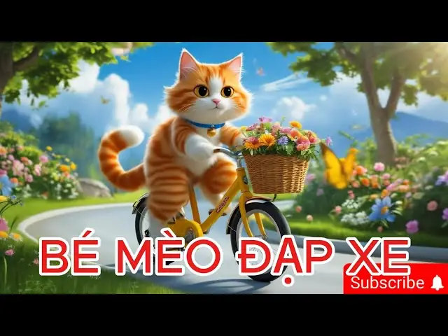 Video Hoạt Hình Mèo Con Đạp Xe Vui Nhộn Cho Bé: Khám Phá Thế Giới Sáng Tạo