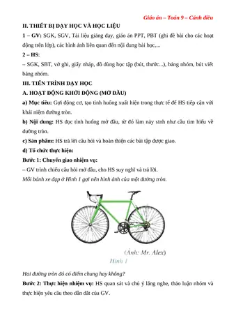 Giáo Án Quan Sát Xe Đạp Chi Tiết Cho Trẻ Mầm Non: Hướng Dẫn Tổ Chức & Hoạt Động