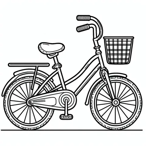 Xem Và Tải Hình Ảnh Tô Màu Xe Đạp Cho Bé: Mẫu Đẹp, Dễ Tô Và In