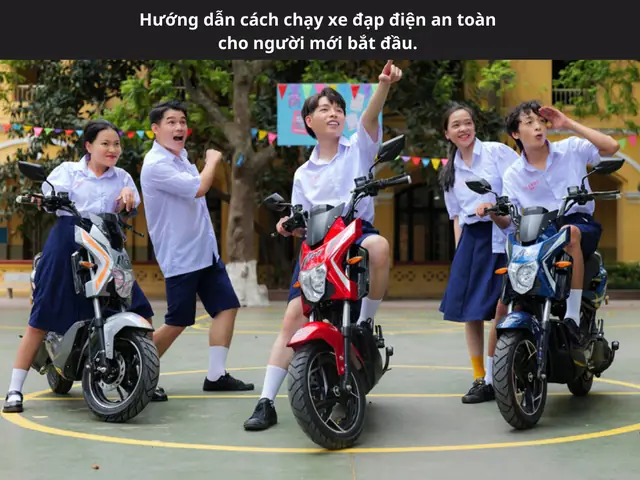 Hướng Dẫn Chạy Xe Đạp Điện An Toàn Cho Người Mới Bắt Đầu Chi Tiết Nhất