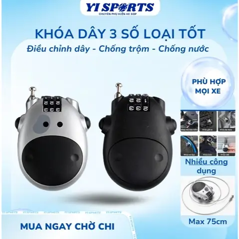 Khóa Dây Xe Đạp Loại Nào Tốt Nhất Hiện Nay? Tiêu Chí Chọn & Review Mẫu