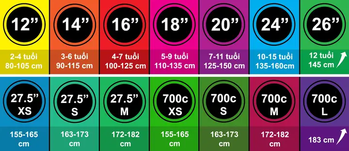 Kích Thước Vành Xe Đạp: Hướng Dẫn Chọn Đúng Size & Thông Số Cần Biết