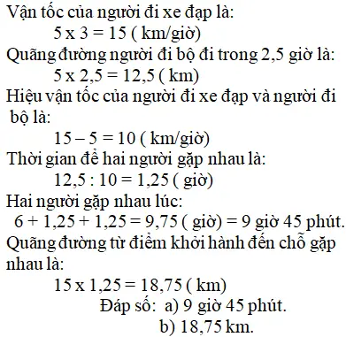 Cách Giải Bài Toán Lúc 6 Giờ Một Người Đi Xe Đạp Từ A Đến B: Gặp Nhau, Đuổi Kịp Và Tìm Quãng Đường