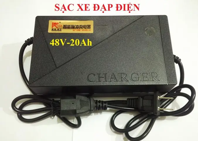 Sạc Xe Đạp Điện 48V 20ah: Thông Số, Loại Nào Tốt & Cách Chọn Mua