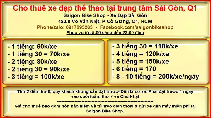 Thuê Xe Đạp Quận 1: Trải Nghiệm Di Chuyển Tiện Lợi & Giá Rẻ