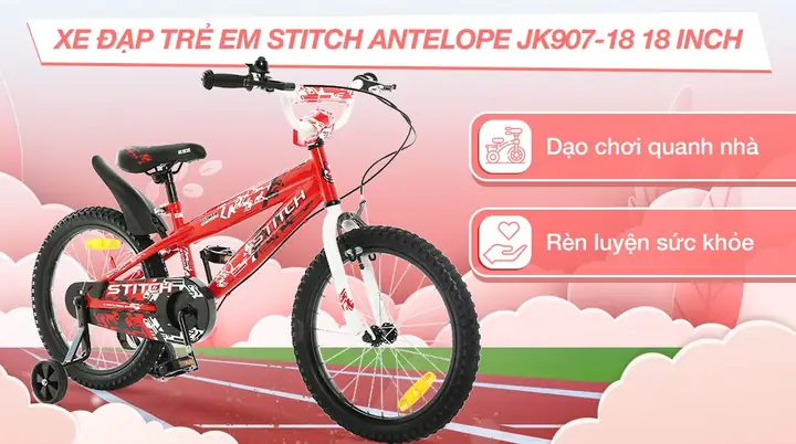 Xe Đạp Stitch 18 Inch: Chọn Xe Phù Hợp Cho Bé & Địa Chỉ Mua Chính Hãng