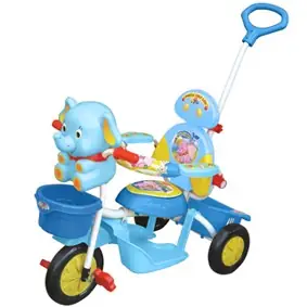 Xe Đạp 3 Bánh Cho Bé Nhựa Chợ Lớn M958B Hình Con Voi
