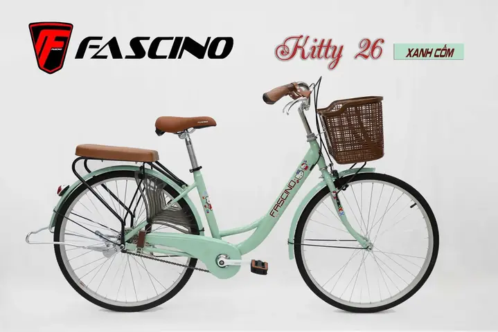 Xe Đạp Kitty Người Lớn: Review & So Sánh 5 Mẫu Fascino, VHBIKE, Hello Kitty (size 20–26 Inch) + Bảng Chọn Size Theo Chiều Cao