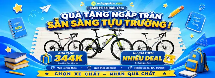Top Xe Đạp Giá Rẻ Nhất Việt Nam 2025: Tổng Hợp Dưới 3/5/7 Triệu, Chính Hãng & Kinh Nghiệm Chọn Mua Tránh "hớ"