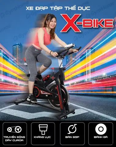 Xe Đạp Tập Thể Dục X-bike New