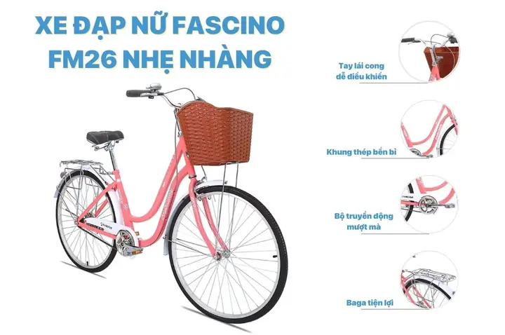 Top Xe Đạp Thời Trang Nữ Đẹp, Nhẹ 2024: Review Các Mẫu Hot & Bí Quyết Chọn Mua Chuẩn Size