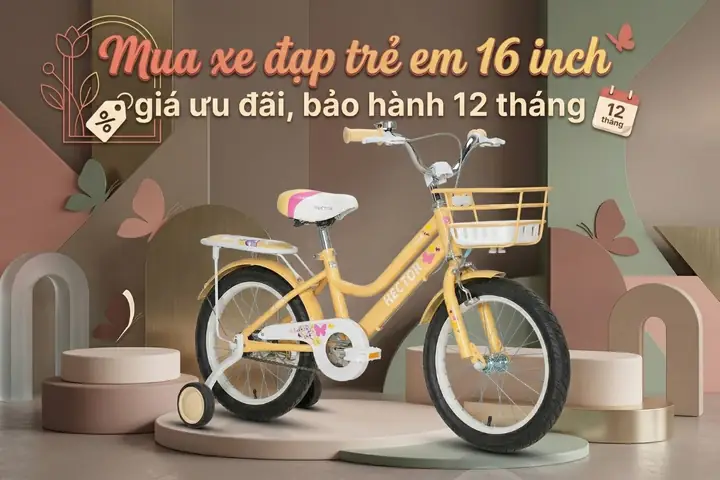 Top Xe Đạp Trẻ Em 16 Inch Tốt Nhất 2024: Hướng Dẫn Chọn Mua Theo Tuổi, Chiều Cao & Ngân Sách